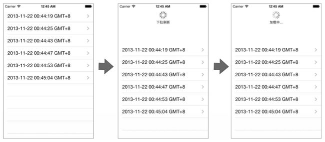 iOS 7的下拉刷新